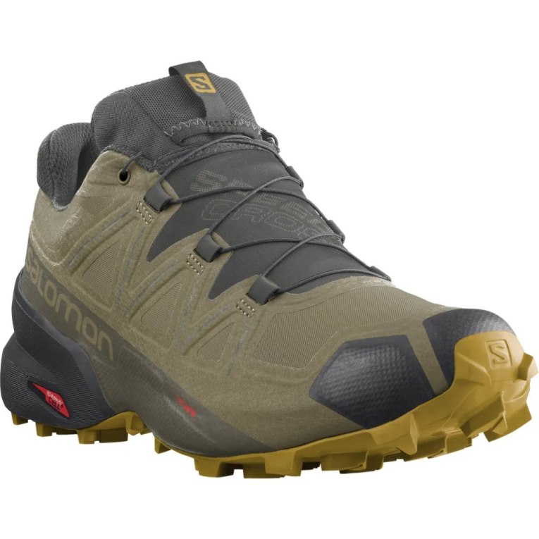 Sapatilhas Trail Running Salomon Speedcross 5 GTX Masculino Verde Oliva | PT N39608